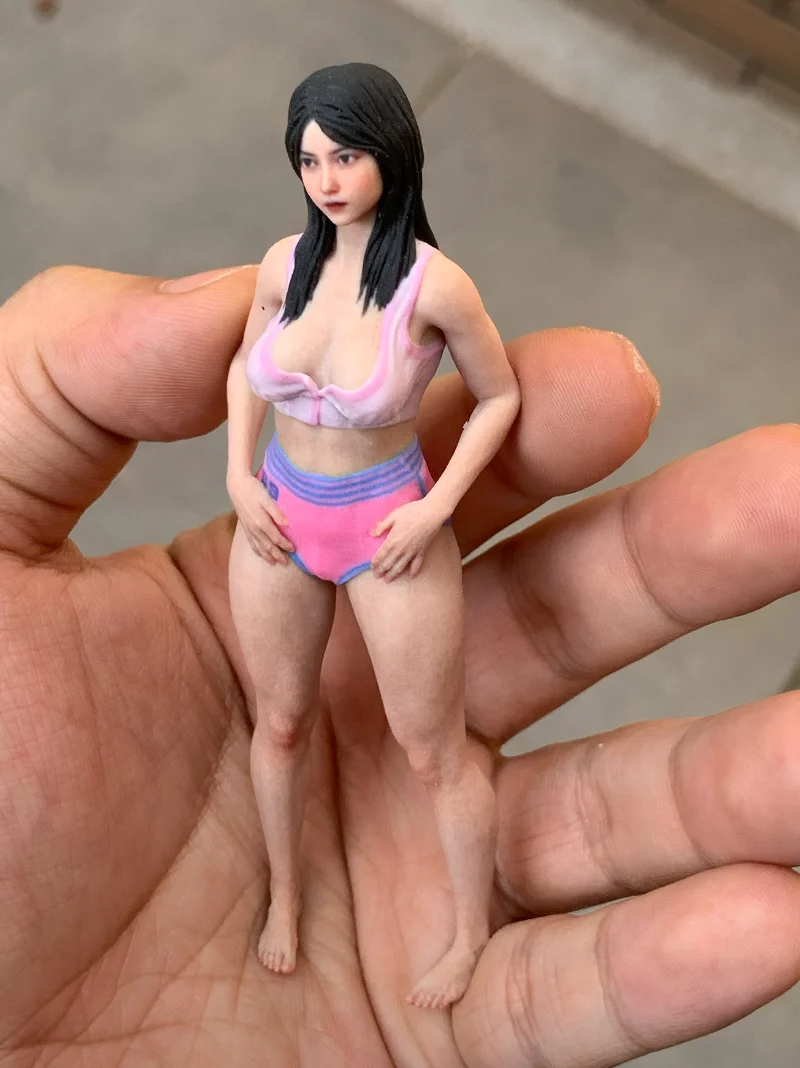 In Stock Straight Black Hair Squat PVC Mini Figure Pink Purple Sportswear Realistic Skin Diorama Collectible Gift
In Stock Straight Black Hair Squat PVC Mini Figure Pink Purple Sportswear Realistic Skin Diorama Collectible Gift