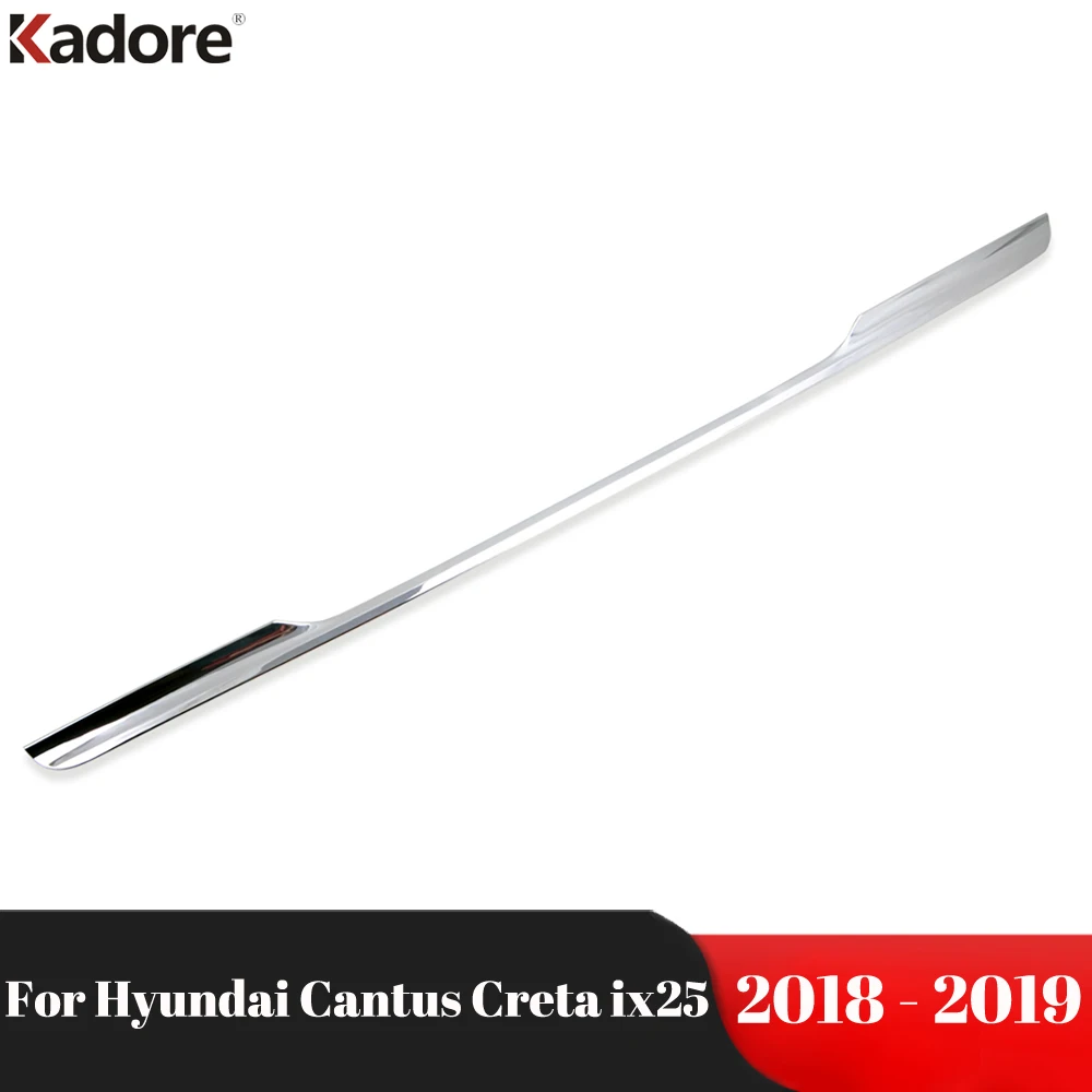 Накладка на крышку багажника для Hyundai Cantus Creta ix25 2018 2019, хромированная накладка на заднюю дверь автомобиля, декоративная лента, внешние аксессуары
Накладка на крышку багажника для Hyundai Cantus Creta ix25 2018 2019, хромированная накладка на заднюю дверь автомобиля, декоративная лента, внешние аксессуары