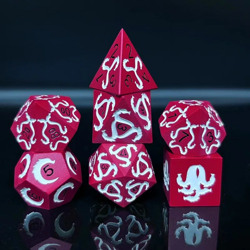 Набор многогранных кубиков из сплава, 7 шт., с трещинами для DND, настольная ролевая игра, металлические игры для отдыха, развлекательные инструменты, игральные кости
Набор многогранных кубиков из сплава, 7 шт., с трещинами для DND, настольная ролевая игра, металлические игры для отдыха, развлекательные инструменты, игральные кости