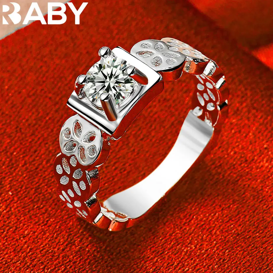 URBABY 925 Sterling Silver Noble Shining Square Zircon Ring For Women Fashion Jewelry Party Gifts Charm Wedding Accessories
URBABY 925 Sterling Silver Noble Shining Square Zircon Ring For Women Fashion Jewelry Party Gifts Charm Wedding Accessories