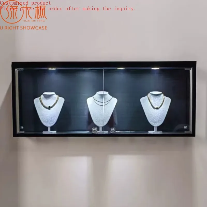 Custom.Luxury Jewelry Wall Cabinets Custom Display Cases for Jewelry Stores High-Definition Glass Showcases
Custom.Luxury Jewelry Wall Cabinets Custom Display Cases for Jewelry Stores High-Definition Glass Showcases