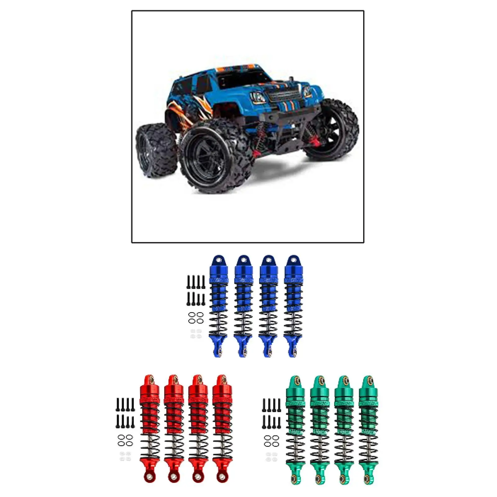Комплект 4x RC амортизаторов. Простые в установке металлические амортизаторы 1/18 RC.
Комплект 4x RC амортизаторов. Простые в установке металлические амортизаторы 1/18 RC.