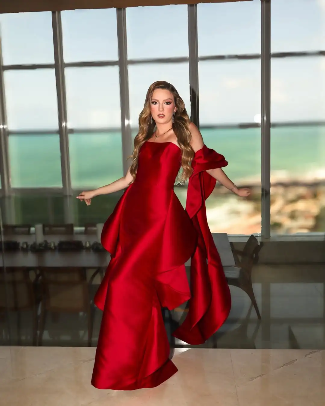 Дизайнерский красный роскошный тренд Русалка на одно плечо с многослойными оборками из атласной ткани длиной до пола, торжественное вечернее платье для выпускного вечера
Дизайнерский красный роскошный тренд Русалка на одно плечо с многослойными оборками из атласной ткани длиной до пола, торжественное вечернее платье для выпускного вечера