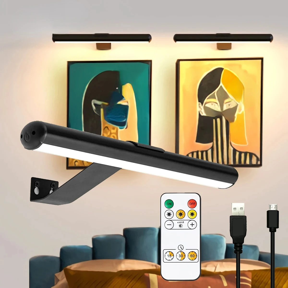 Картина Световой портрет с дистанционным управлением Гостиная Беспроводной настенный светильник Художественный дисплей Перезаряжаемая батарея Фото
Картина Световой портрет с дистанционным управлением Гостиная Беспроводной настенный светильник Художественный дисплей Перезаряжаемая батарея Фото