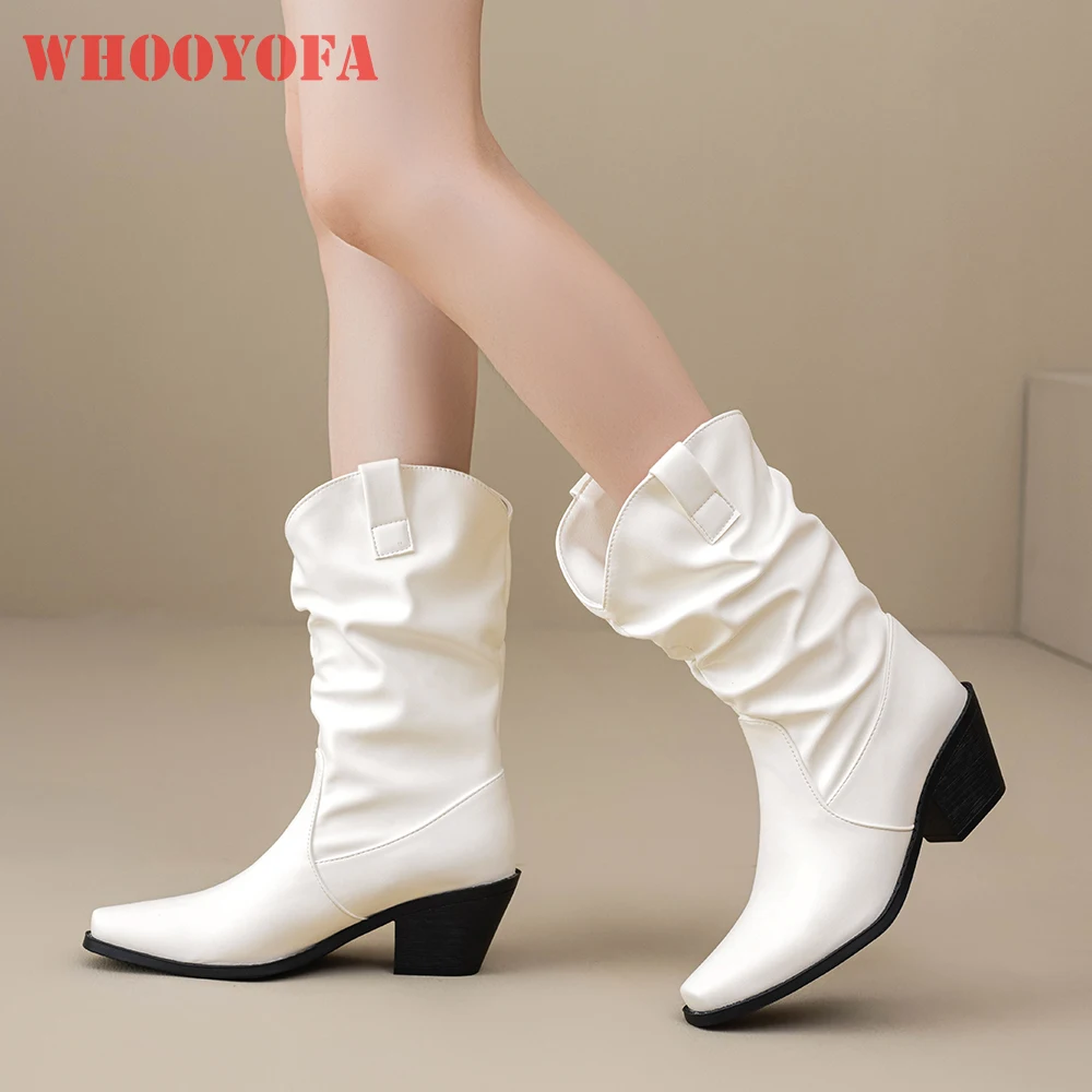 2025 New Winter Classic Black White Women Mid Calf Motorcycle Boots Sexy High Block Heel Lady Shoes Plus Big Size 11 43 46
2025 New Winter Classic Black White Women Mid Calf Motorcycle Boots Sexy High Block Heel Lady Shoes Plus Big Size 11 43 46