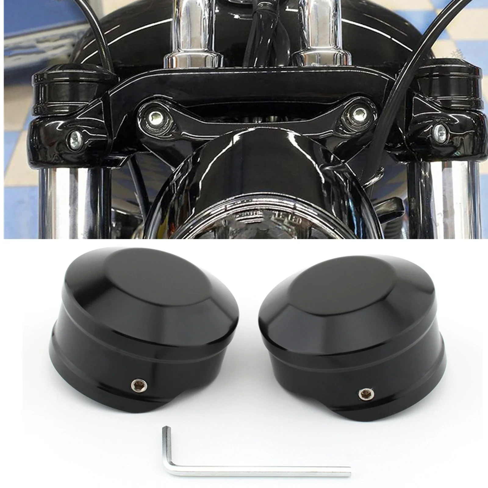 Olangdn Motorcycle Front Upper Fork Stem Cover Nut Caps For Harley Davidson Softail Breakout FXBR FXBRS 2018-2024
Olangdn Motorcycle Front Upper Fork Stem Cover Nut Caps For Harley Davidson Softail Breakout FXBR FXBRS 2018-2024