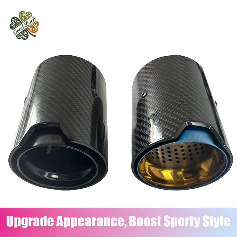 1PC M logo Gloss Carbon Fiber Exhaust Tip Tail Mouth End Pipe Compatible with BMW M2 M3 M4 M135i M235i M140i M240i M335i M340i
1PC M logo Gloss Carbon Fiber Exhaust Tip Tail Mouth End Pipe Compatible with BMW M2 M3 M4 M135i M235i M140i M240i M335i M340i