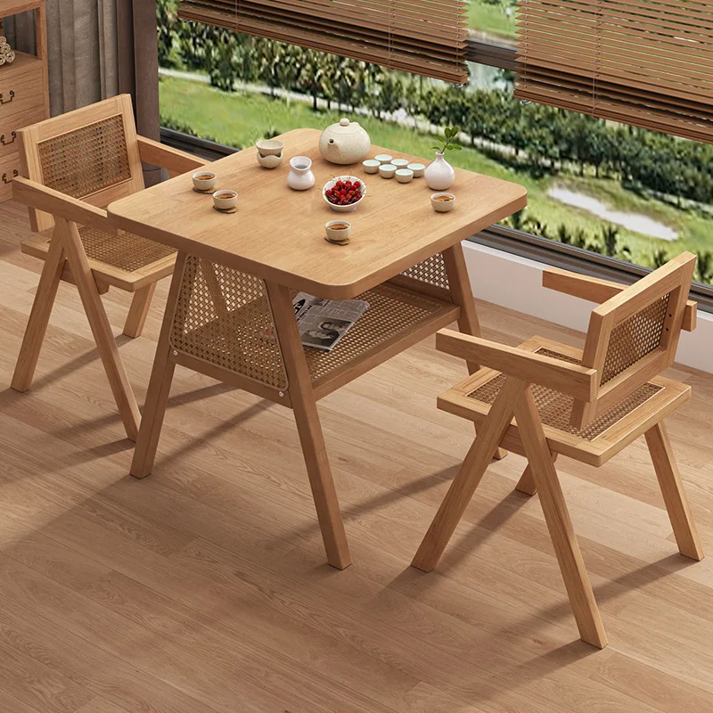 Balcony tea table and chair combination living room home leisure rattan chair one table and two chairs reading and drinking tea
Balcony tea table and chair combination living room home leisure rattan chair one table and two chairs reading and drinking tea