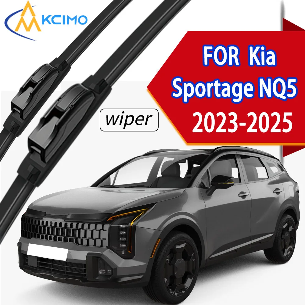 All-Weather Wear-Resistant Front Windshield Wiper Blades, Direct OEM Replacement for Kia Sportage NQ5 2023-2025
All-Weather Wear-Resistant Front Windshield Wiper Blades, Direct OEM Replacement for Kia Sportage NQ5 2023-2025