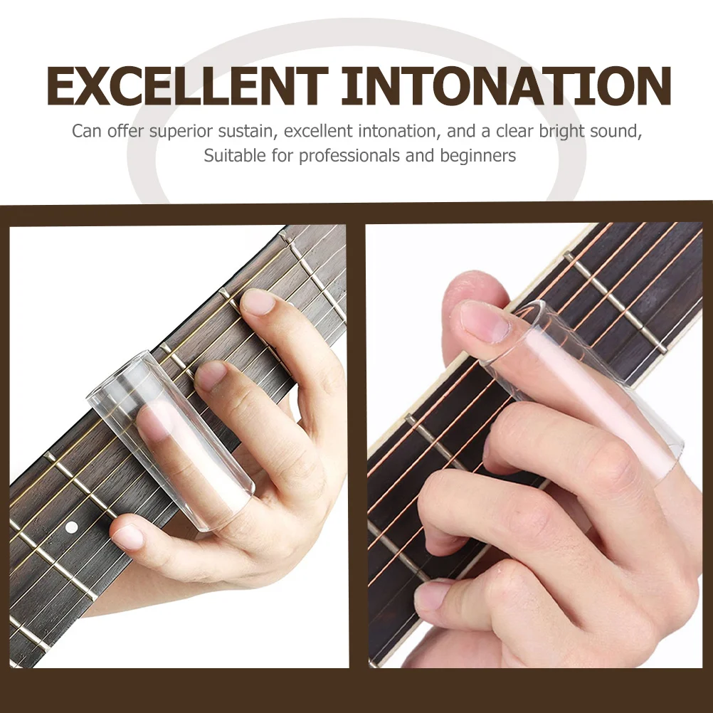 4Pcs Glass Guitar Durable Musical Instrument Slider Bars Professional Finger Protector for Electric Acoustic Guitar 
4Pcs Glass Guitar Durable Musical Instrument Slider Bars Professional Finger Protector for Electric Acoustic Guitar