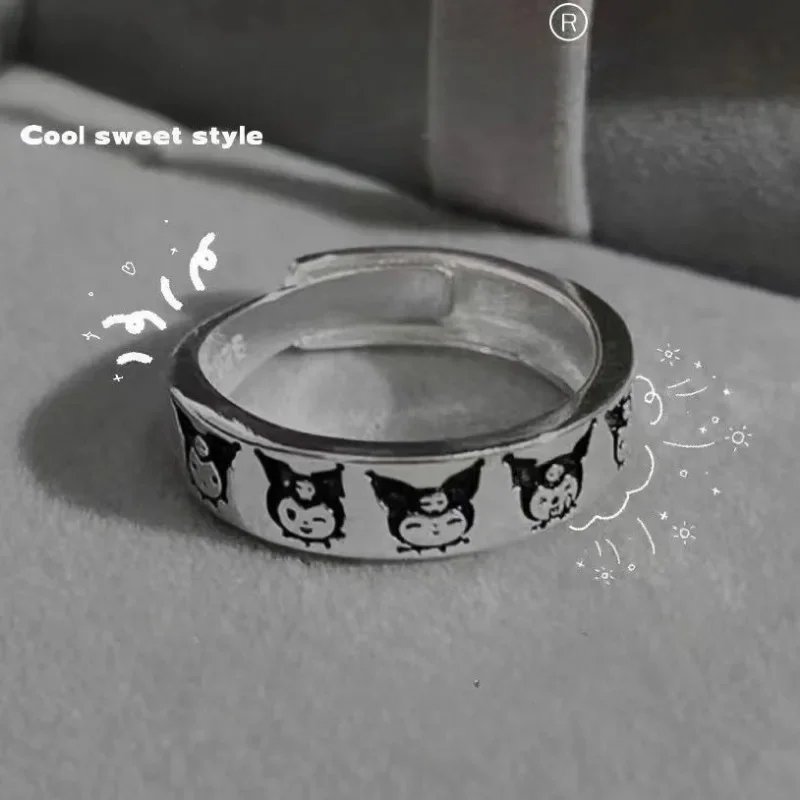 Sanrio Kuromi Ring Adjustable Ring QCartoon Anime Character Couple Student Gifts Girlfriend Decoration Cute Girl's Birthday Gift
Sanrio Kuromi Ring Adjustable Ring QCartoon Anime Character Couple Student Gifts Girlfriend Decoration Cute Girl's Birthday Gift