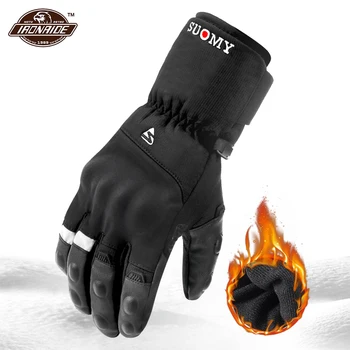 겨울 오토바이 장갑 방수 모토 크로스 장갑 방풍 모토 장갑, 터치 스크린 오토바이 승마 Guantes