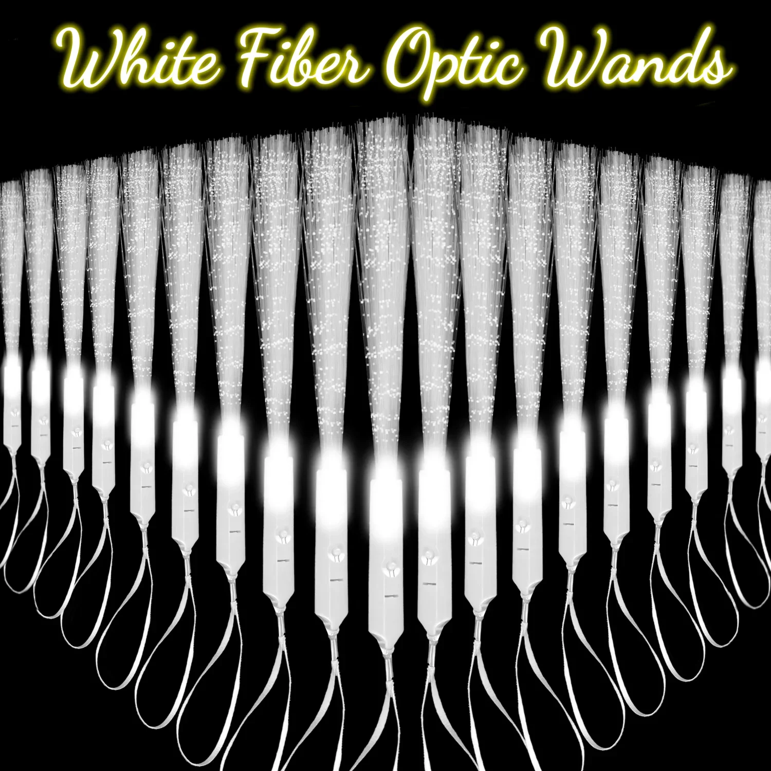 24-96PCS LED White Fiber Optic Wands For Wedding 3 Modes Flashing Glow Sticks for Kids Light Up Wand Dark Party Favors Birthday
24-96PCS LED White Fiber Optic Wands For Wedding 3 Modes Flashing Glow Sticks for Kids Light Up Wand Dark Party Favors Birthday