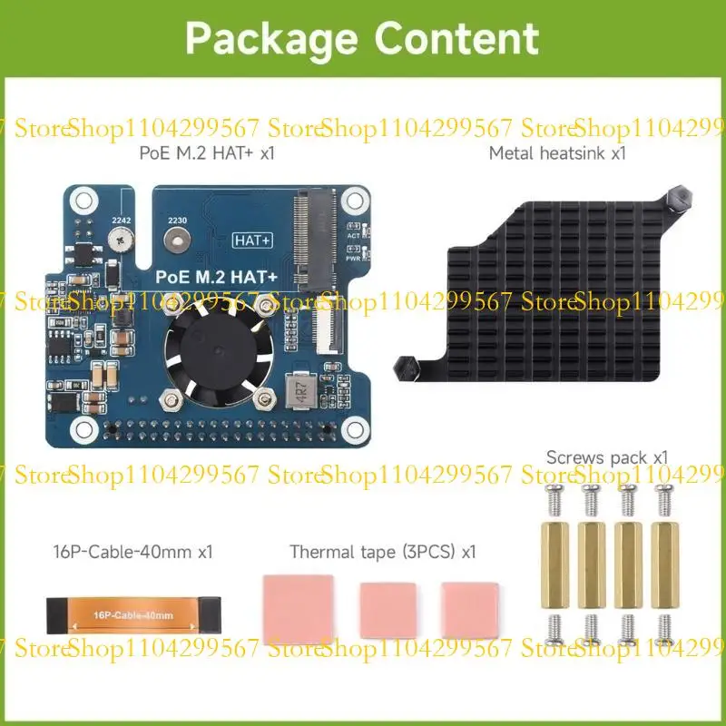CS1W PCIE TO M.2 Adapter с функцией POE для RPI 5 Высокоскоростное написание чтения
CS1W PCIE TO M.2 Adapter с функцией POE для RPI 5 Высокоскоростное написание чтения
