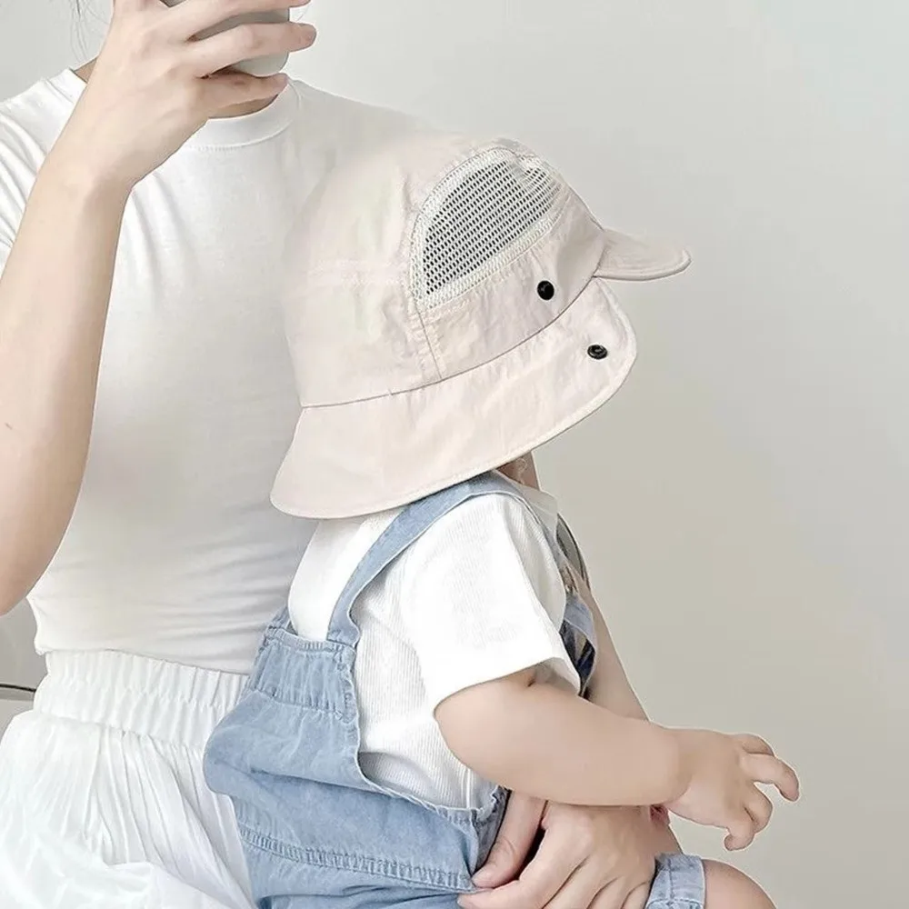 Fashionable Quick-Dry Bucket Hat Lightweight Mesh Breathable Neck Protection Sun Hat Soft Brim Solid Color Sun Hat Summer
Fashionable Quick-Dry Bucket Hat Lightweight Mesh Breathable Neck Protection Sun Hat Soft Brim Solid Color Sun Hat Summer