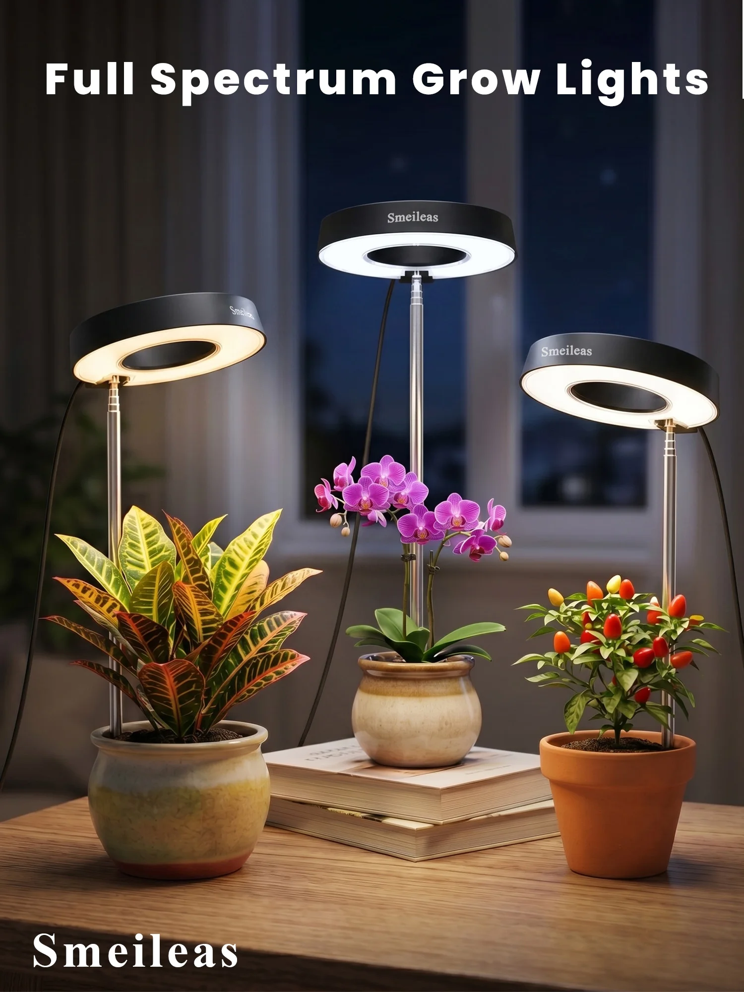 4pcs,All-New Generation Indoor Grow Light Full Spectrum, LED Sunlike Grow Lamp for Seedling, Succulent, Flower, Low Light Corner
4pcs,All-New Generation Indoor Grow Light Full Spectrum, LED Sunlike Grow Lamp for Seedling, Succulent, Flower, Low Light Corner