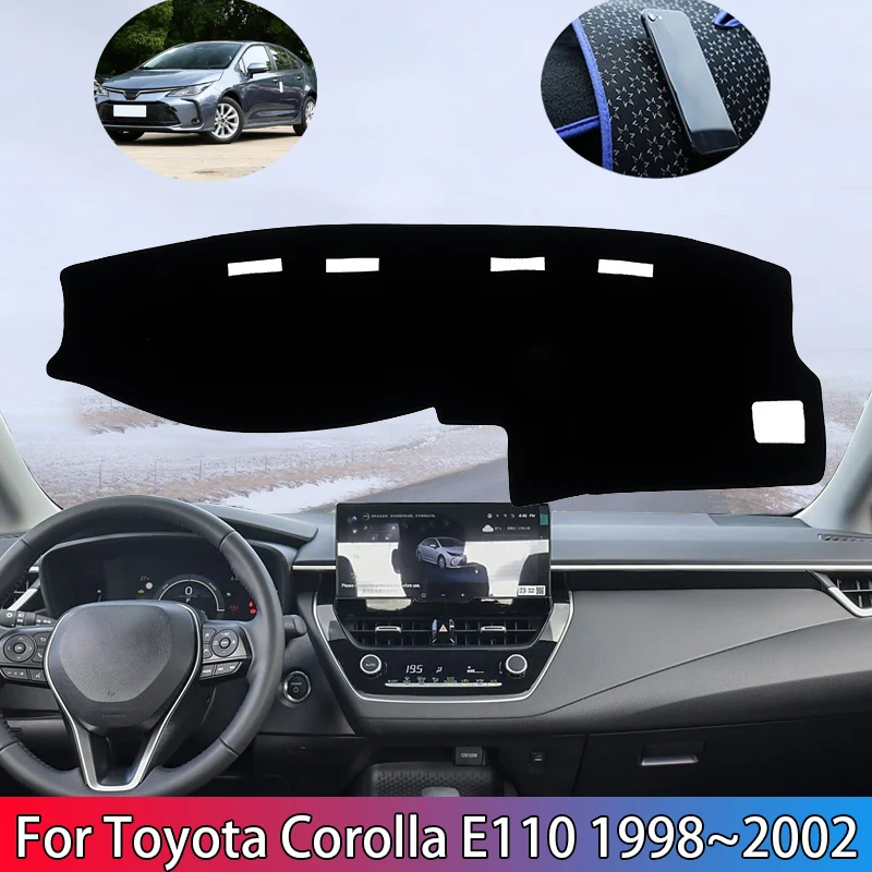For Toyota Corolla E110 Sprinter Carib 1998~2002 Dashboard Cover Pad Sunshade Dashmat Liner Anti-Slip Carpet Car Pad Accessories
For Toyota Corolla E110 Sprinter Carib 1998~2002 Dashboard Cover Pad Sunshade Dashmat Liner Anti-Slip Carpet Car Pad Accessories