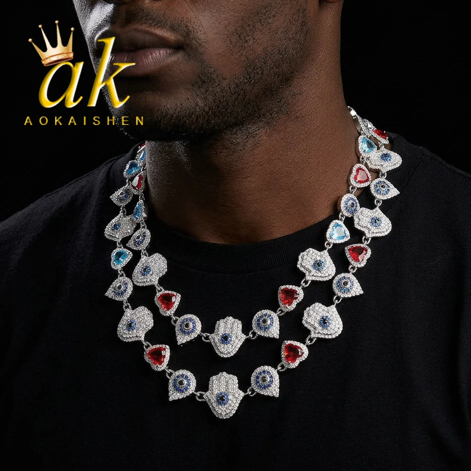 Aokaishen Tennis chain Necklace Choker Cross Drip for Men 5A Prong Setting Cubic Zirconia Copper Gold Plated Hip Hop Jewelry
Aokaishen Tennis chain Necklace Choker Cross Drip for Men 5A Prong Setting Cubic Zirconia Copper Gold Plated Hip Hop Jewelry