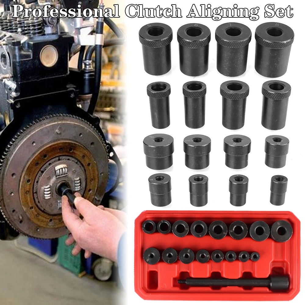Automobile Clutch Hole Installation Professional 1#-8# Clutch Aligning Set 17Pcs Auto Clutch Aligner Clutch Assembly Kit
Automobile Clutch Hole Installation Professional 1#-8# Clutch Aligning Set 17Pcs Auto Clutch Aligner Clutch Assembly Kit