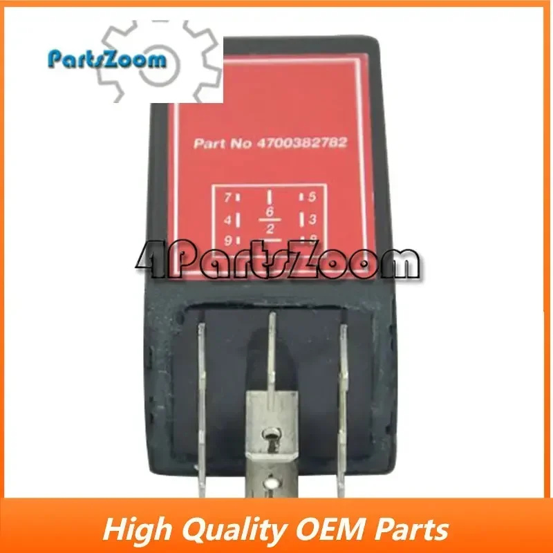 Relay 382782 4700382782 370233 Compatible with Dynapac Roller CA152 CA251 CC102 CC232 CC412 CC422 CC722 CC900
Relay 382782 4700382782 370233 Compatible with Dynapac Roller CA152 CA251 CC102 CC232 CC412 CC422 CC722 CC900