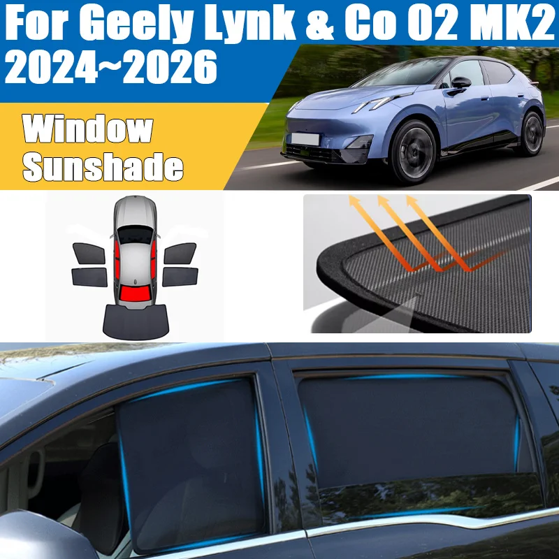 Car Sunshade For Geely Lynk & Co 02 MK2 Z20 E335 2024-2026 Visor Mesh Heat Insulation Windshield Frame Curtain Car Accessories
Car Sunshade For Geely Lynk & Co 02 MK2 Z20 E335 2024-2026 Visor Mesh Heat Insulation Windshield Frame Curtain Car Accessories