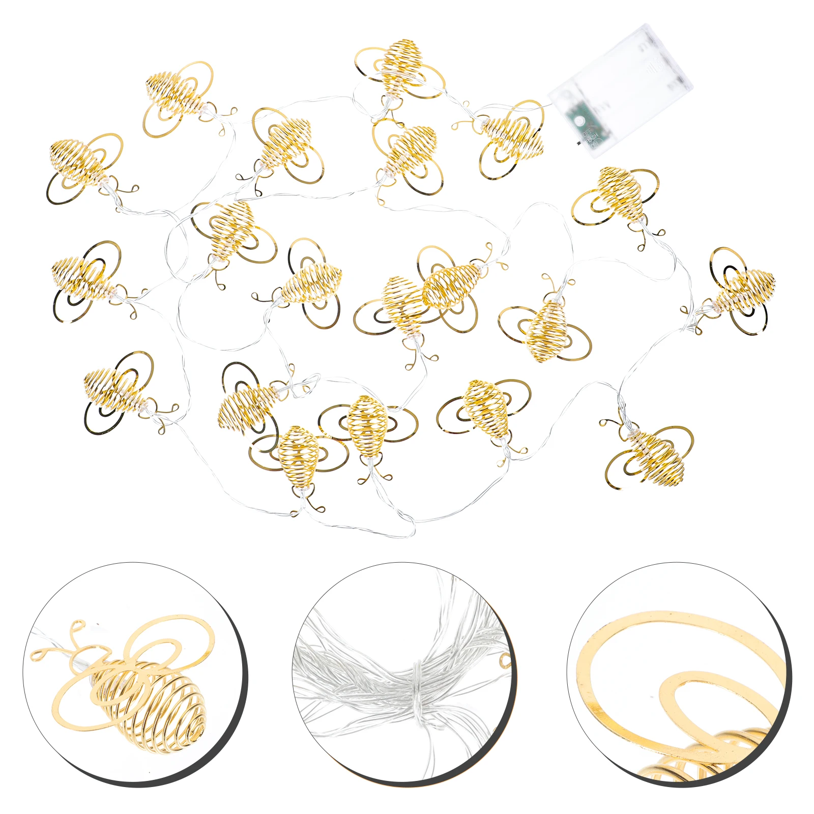 Christmas Decorative Led String Lights Outdoor Festival Garden Atmosphere Lamp Bee Shape Waterproof Energy Saving Hanging Light
Christmas Decorative Led String Lights Outdoor Festival Garden Atmosphere Lamp Bee Shape Waterproof Energy Saving Hanging Light