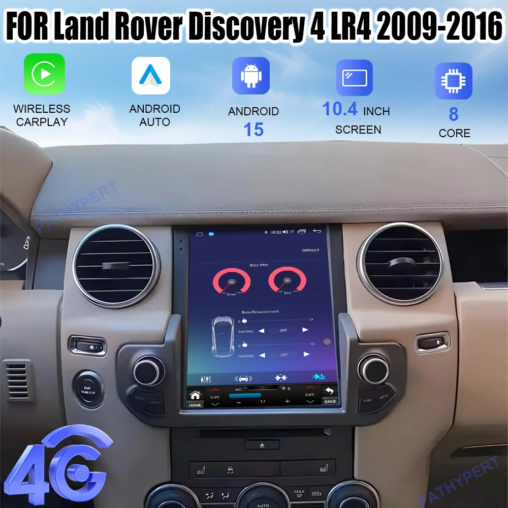 Android 15 For Land Rover Discovery 4 LR4 2009-2016 Radio Auto Bluetooth Car Multimedia Player Wireless Carplay GPS Navigation
Android 15 For Land Rover Discovery 4 LR4 2009-2016 Radio Auto Bluetooth Car Multimedia Player Wireless Carplay GPS Navigation