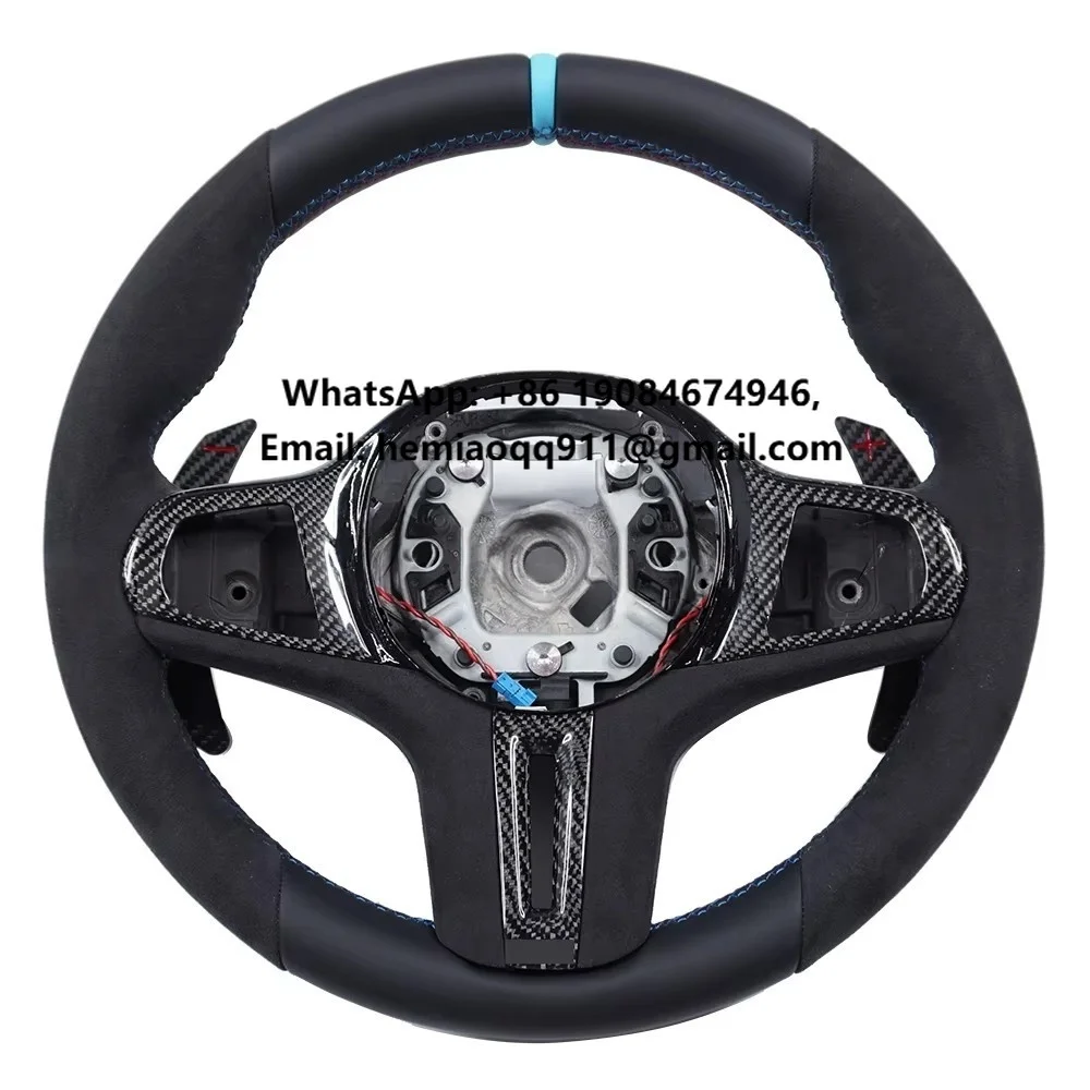Private Custom Car Carbon Fiber Steering Wheel for BMW 5 Series F10 F18 G30 G31 G38 with Magnetic Shift Paddles
Private Custom Car Carbon Fiber Steering Wheel for BMW 5 Series F10 F18 G30 G31 G38 with Magnetic Shift Paddles