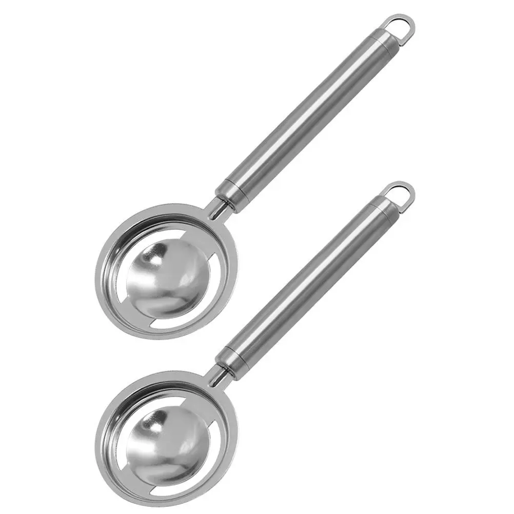 2Pcs Separator Separators Stainless White Filters Steel Kitchen Egg Dividers Gadgets Egg Tools
2Pcs Separator Separators Stainless White Filters Steel Kitchen Egg Dividers Gadgets Egg Tools