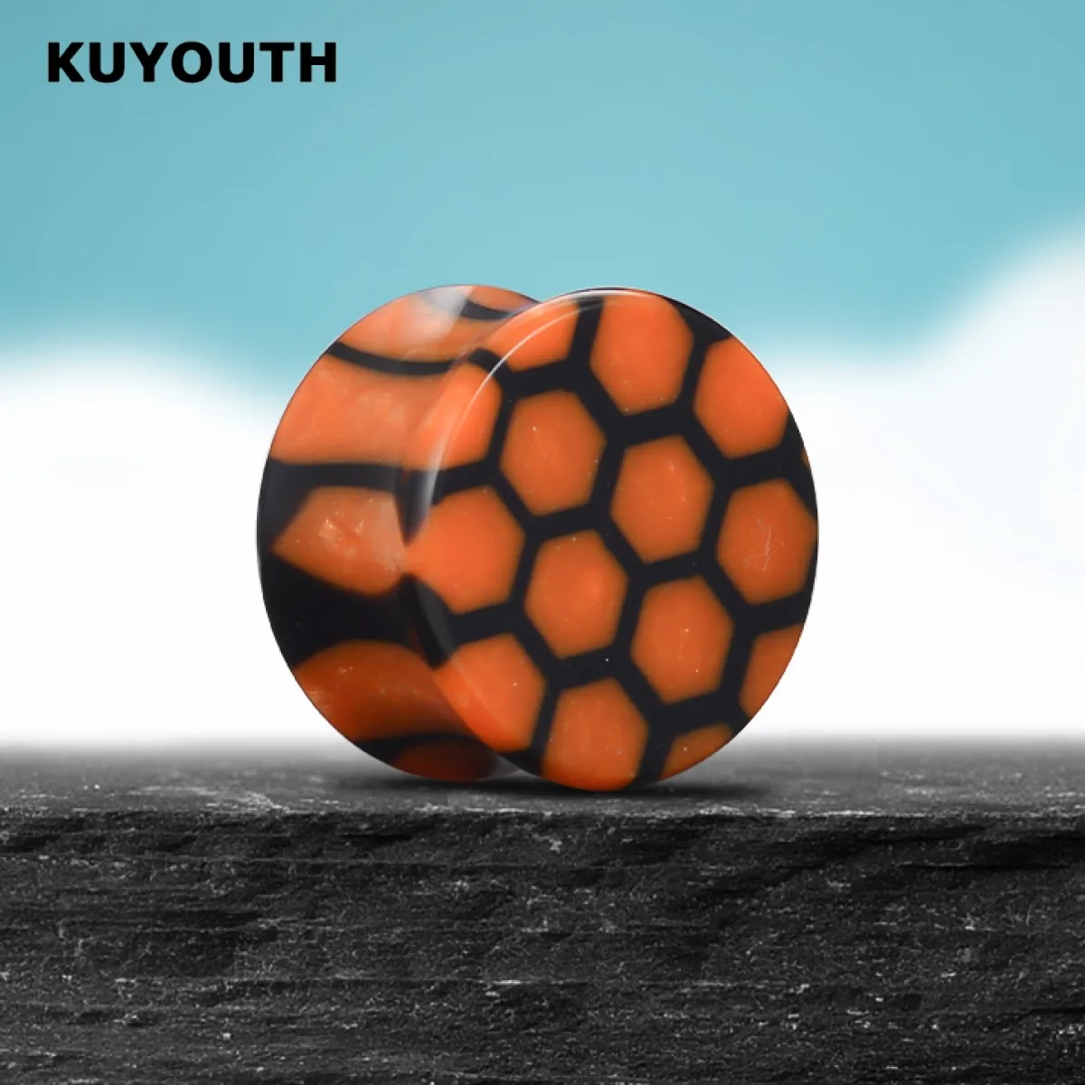 KUYOUTH Honeycomb Ear Gauges Plugs Expanders for Ears Acrylic Piercing Jewelry Stretchers Earring 2PCS
KUYOUTH Honeycomb Ear Gauges Plugs Expanders for Ears Acrylic Piercing Jewelry Stretchers Earring 2PCS