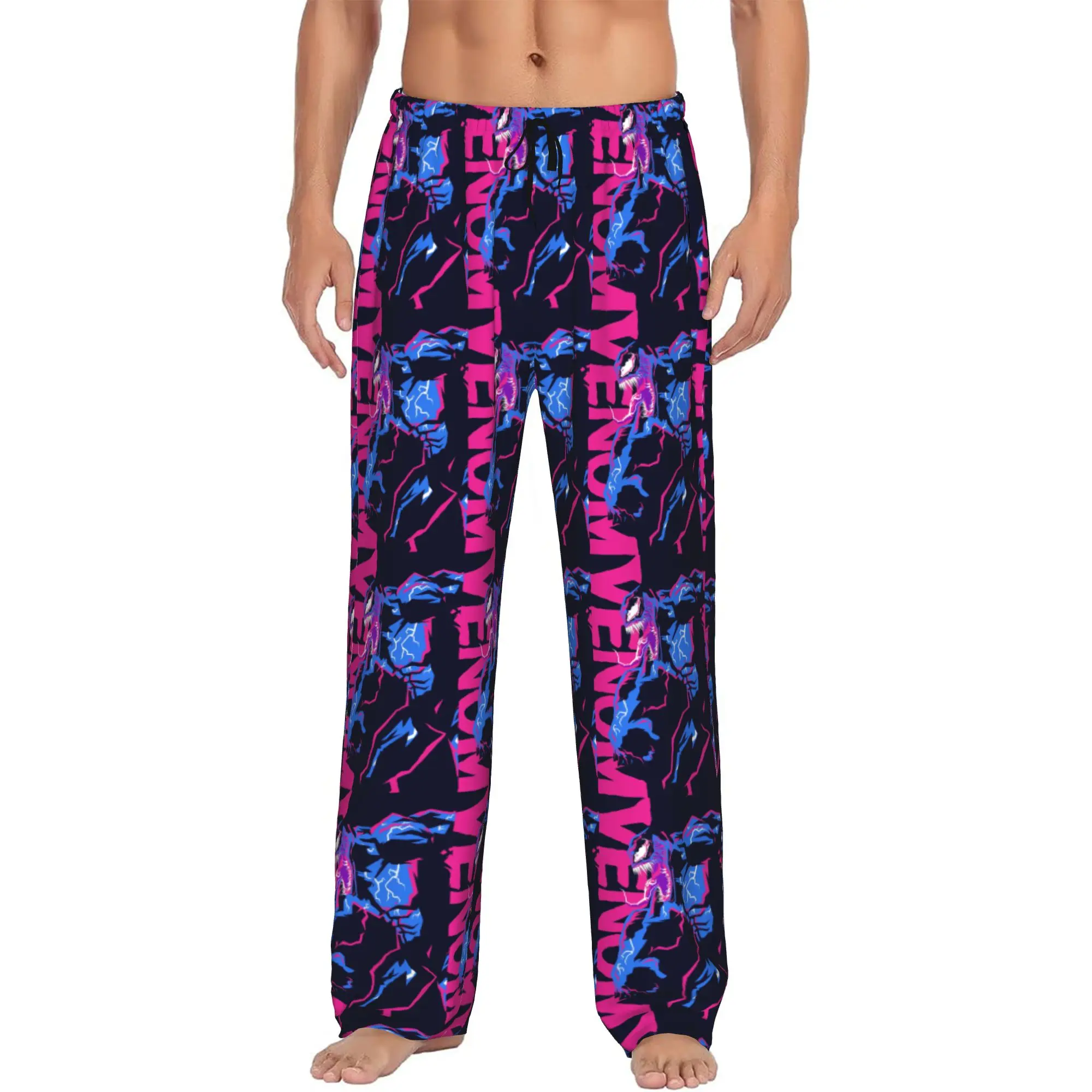 Custom Men Comic Wallpaper V-Venom Pajama Pants Printed Sleep Sleepwear Bottoms with Pockets
Custom Men Comic Wallpaper V-Venom Pajama Pants Printed Sleep Sleepwear Bottoms with Pockets
