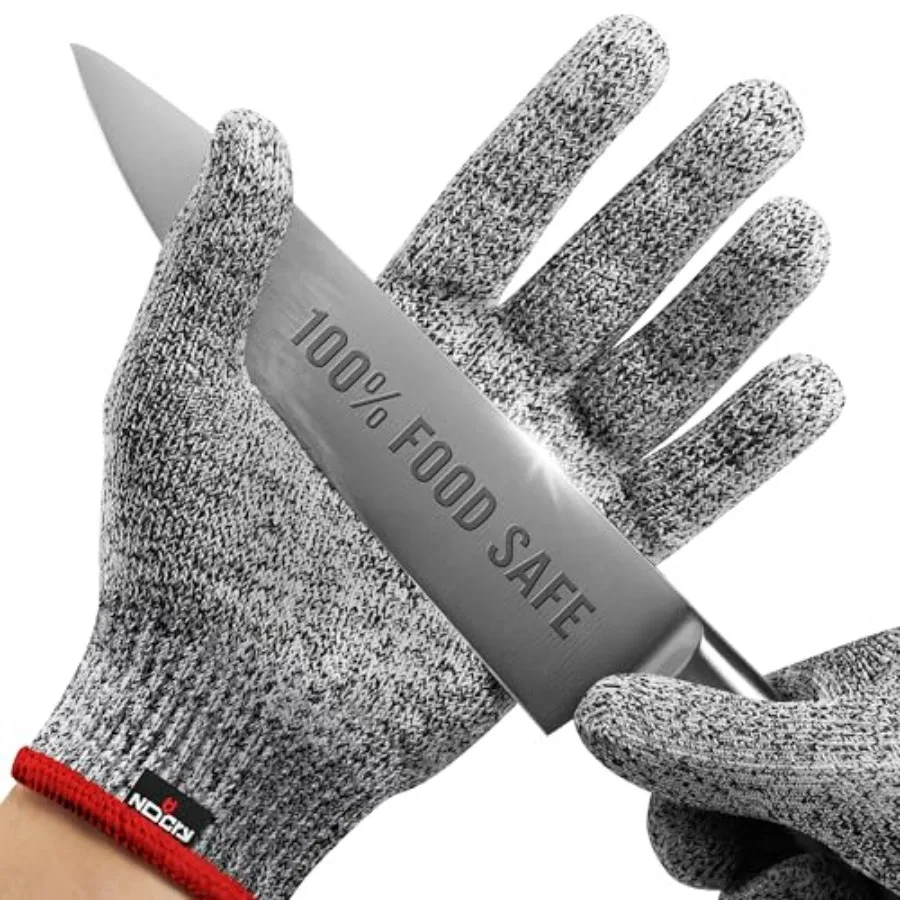 Premium Cut Resistant Gloves Food Grade — 0% Food Safe — Level 5 Meat Cutting Glove for Chefs and Butchers — Perfect Mandoline
Premium Cut Resistant Gloves Food Grade — 0% Food Safe — Level 5 Meat Cutting Glove for Chefs and Butchers — Perfect Mandoline