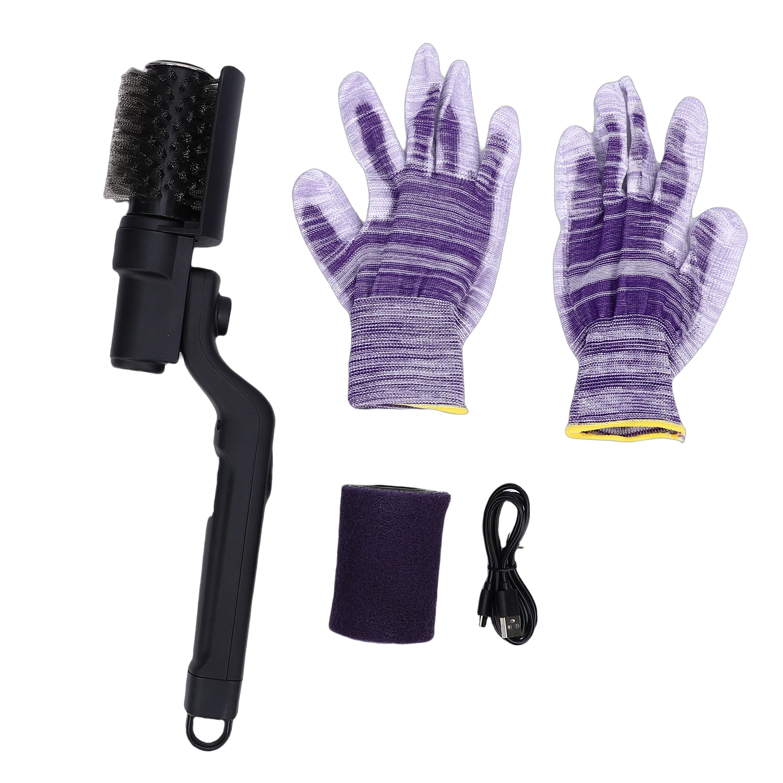 Cordless Grill Cleaning Brush Electric Rotary Grill Brush Cordless Rechargeable Outdoor Cleaning Use with Replacement Head Black
Cordless Grill Cleaning Brush Electric Rotary Grill Brush Cordless Rechargeable Outdoor Cleaning Use with Replacement Head Black