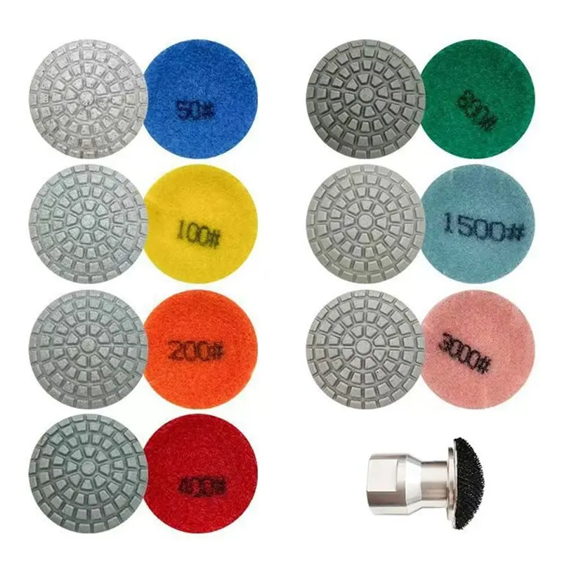 ABLJ Polishing Pad Sanding Disc Set- 8 Pieces 2 Inch For Stone For Concrete Surfaces
ABLJ Polishing Pad Sanding Disc Set- 8 Pieces 2 Inch For Stone For Concrete Surfaces