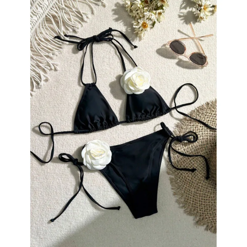 2024 New Fashion 3D Three-dimensional Flowers Divided System with Swimming Costume Sexy Bikini Set Bikini Swimming Suit Women
2024 New Fashion 3D Three-dimensional Flowers Divided System with Swimming Costume Sexy Bikini Set Bikini Swimming Suit Women