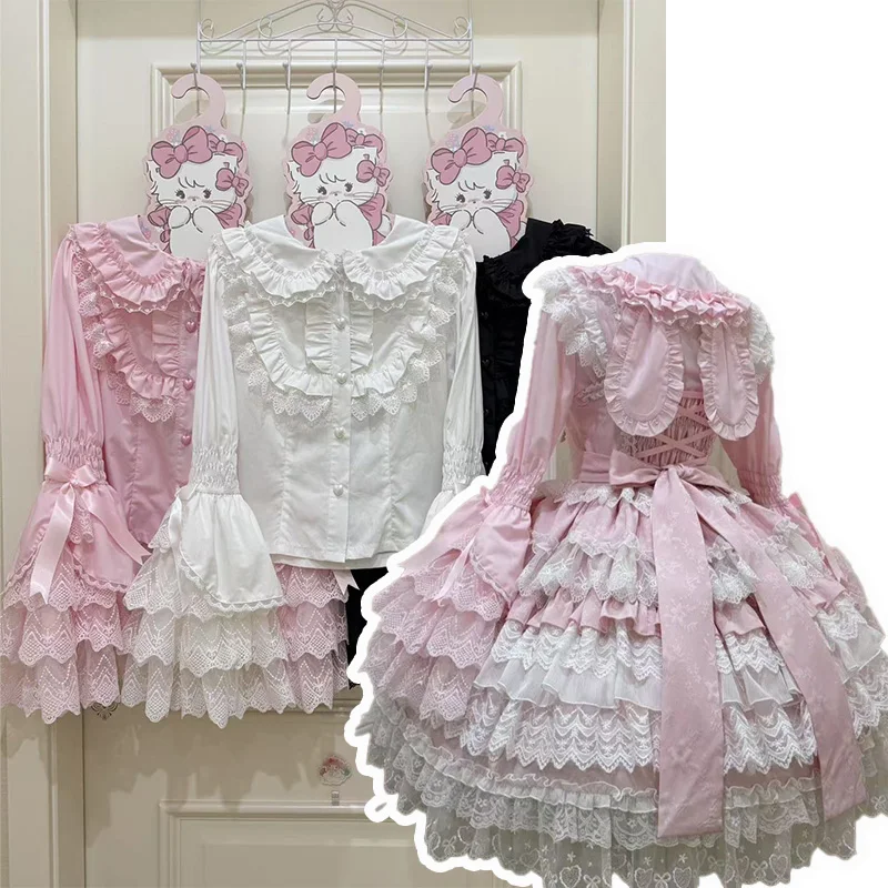 Bow Rabbit Ear Lace Top Love Y2K Lolita Sweet Hollow Undercover Interior Shirt Doll Sensational Girlfriend Women Long Sleeve Tee
Bow Rabbit Ear Lace Top Love Y2K Lolita Sweet Hollow Undercover Interior Shirt Doll Sensational Girlfriend Women Long Sleeve Tee