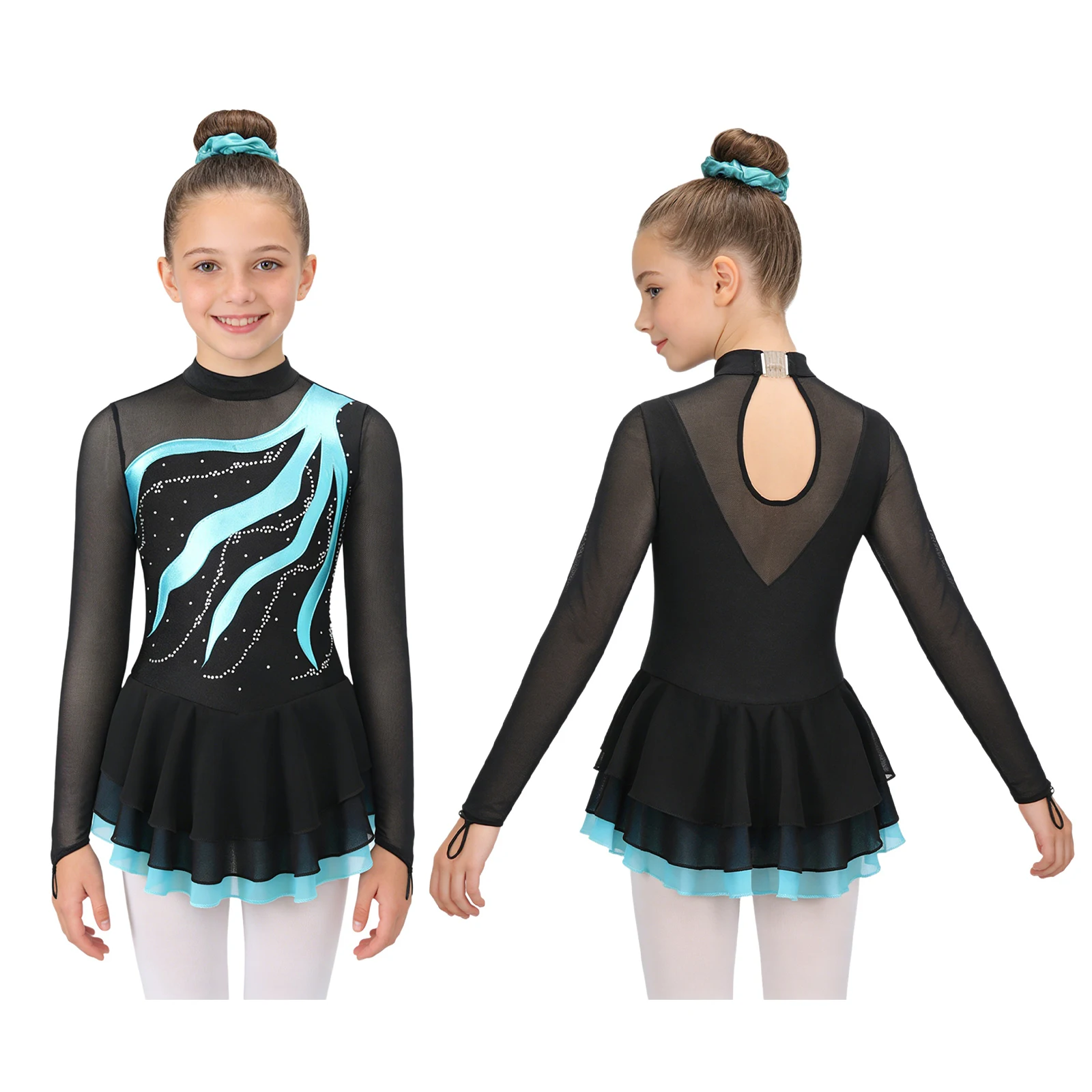 Girls Figure Ice Skating Jersey Dance Ballet Dress Stage Lyrical Costume Tutu Skirted Gymnastics Leotards Rhinestone Dancewear
Girls Figure Ice Skating Jersey Dance Ballet Dress Stage Lyrical Costume Tutu Skirted Gymnastics Leotards Rhinestone Dancewear
