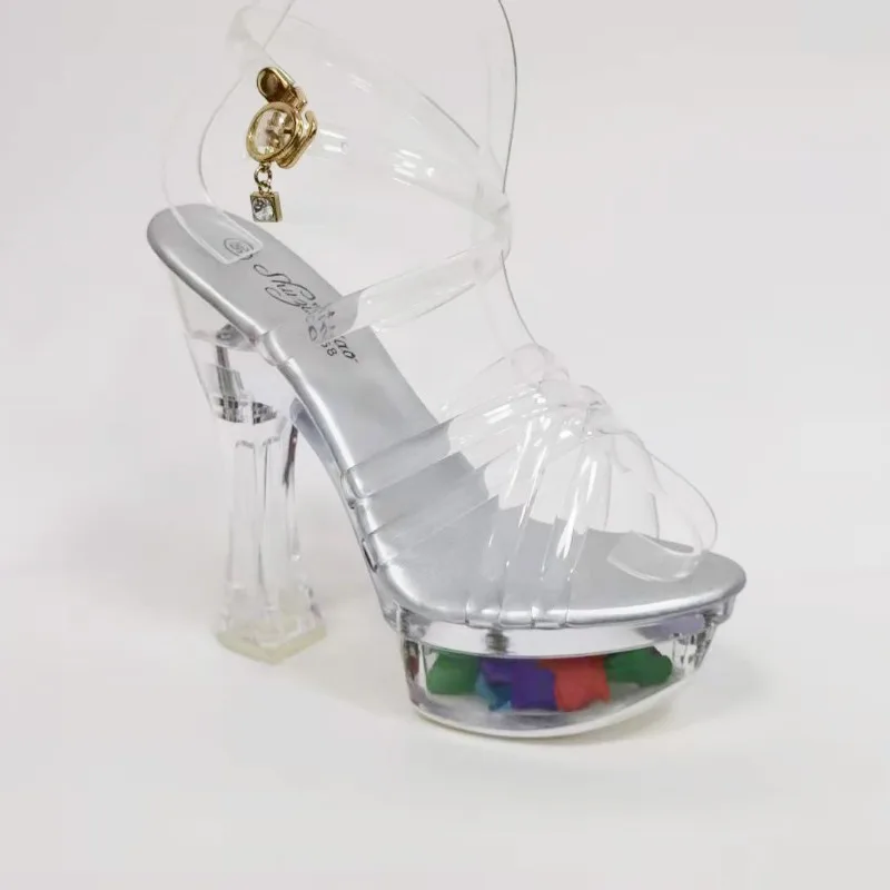 2024 High Quality Women's Sandals Transparent 15CM Square heel Buckle Strap Waterproof Platform Narrow Band Women Party Shoe
2024 High Quality Women's Sandals Transparent 15CM Square heel Buckle Strap Waterproof Platform Narrow Band Women Party Shoe