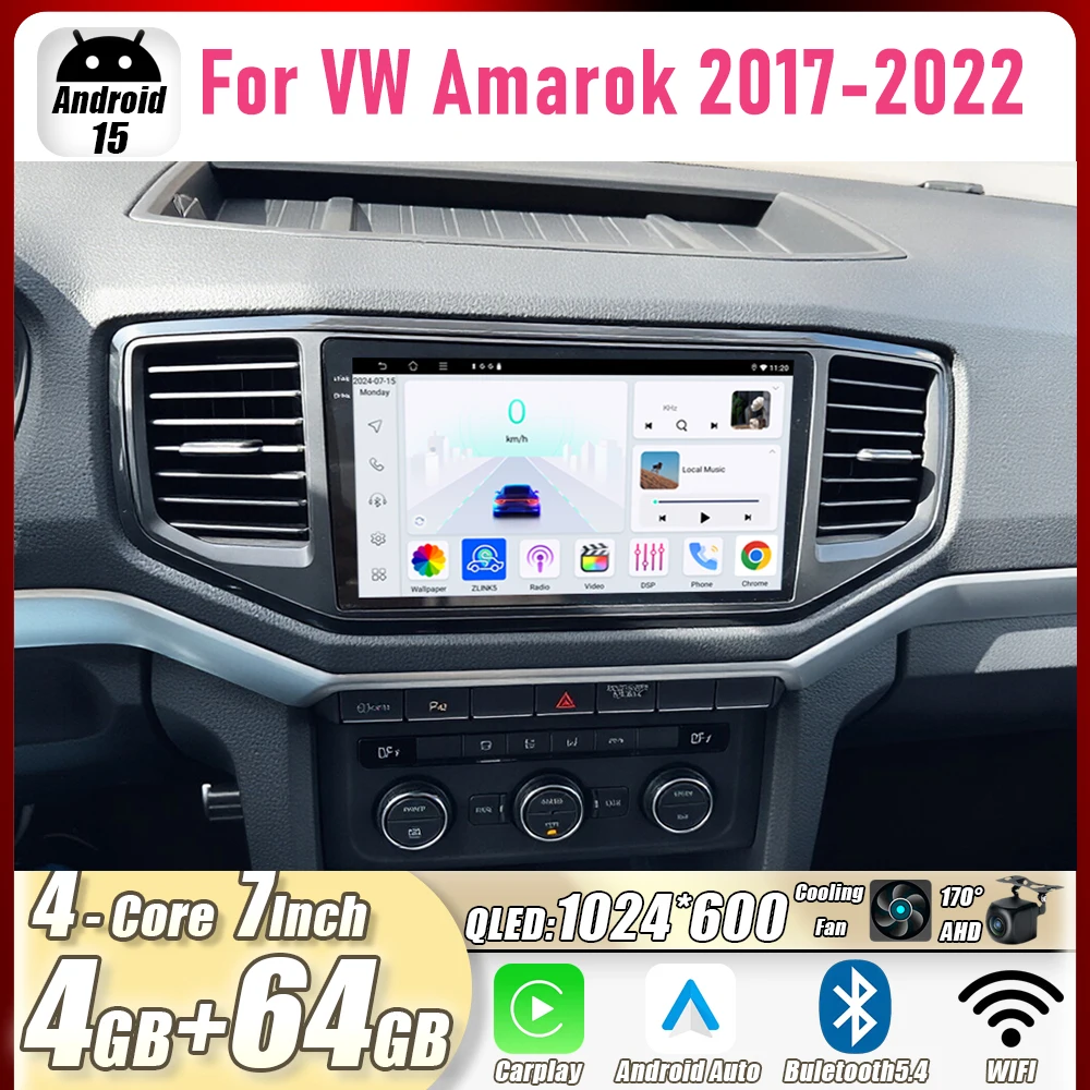 GPS 9" For VW Amarok 2017-2022 Car Stereo Radio CarPlay Android15 Auto Head Unit 4GB+64GB+WIFI Navi Multimedia Player
GPS 9" For VW Amarok 2017-2022 Car Stereo Radio CarPlay Android15 Auto Head Unit 4GB+64GB+WIFI Navi Multimedia Player