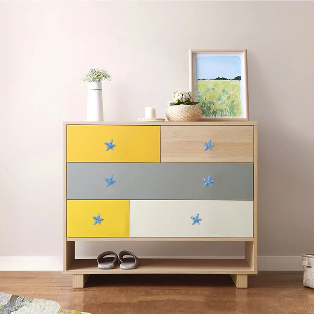 Knob Sea Star Shape Single Hole Cabinet H Theme Ocean Theme Knob Furniture Pull Durable Iron
Knob Sea Star Shape Single Hole Cabinet H Theme Ocean Theme Knob Furniture Pull Durable Iron