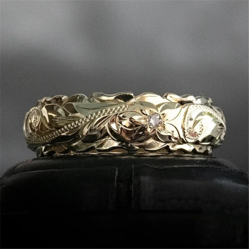 Hot Selling Alloy Carving Rose Flower Ring For Women Men Trend Jewelry Valentine's day Anniversary Gifts Size 5-11
Hot Selling Alloy Carving Rose Flower Ring For Women Men Trend Jewelry Valentine's day Anniversary Gifts Size 5-11