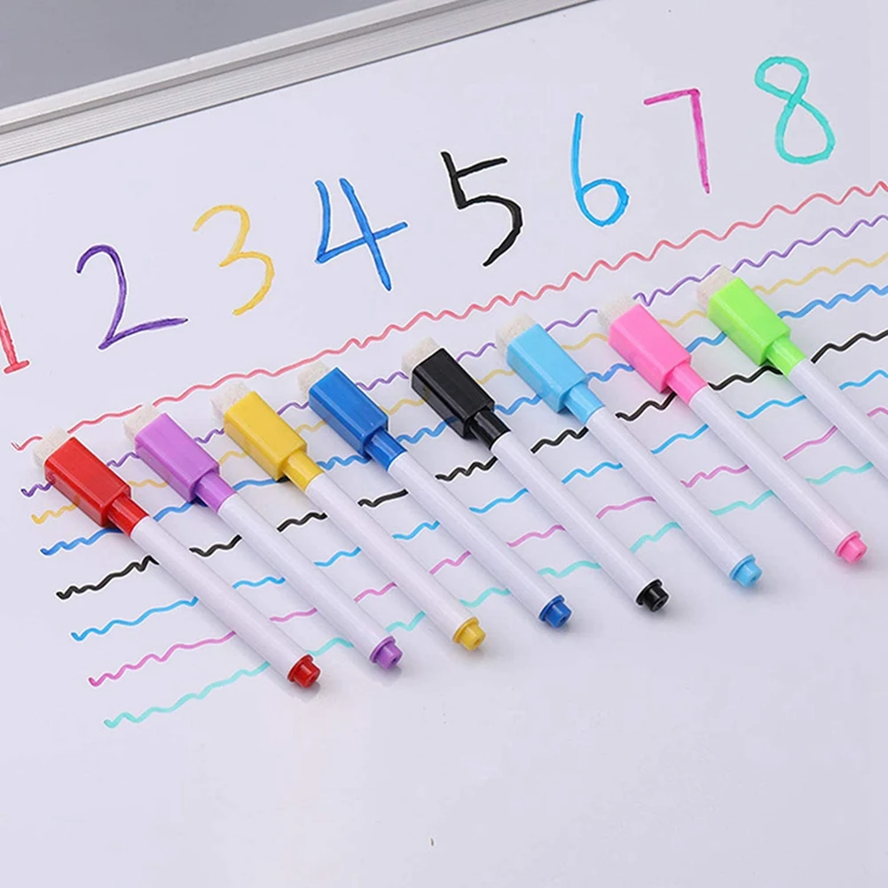 2X Magnetic Dry Erase Marker Holder, Magnetic Marker Holder For Whiteboard, 16 Pieces Magnetic Dry Erase Markers
2X Magnetic Dry Erase Marker Holder, Magnetic Marker Holder For Whiteboard, 16 Pieces Magnetic Dry Erase Markers