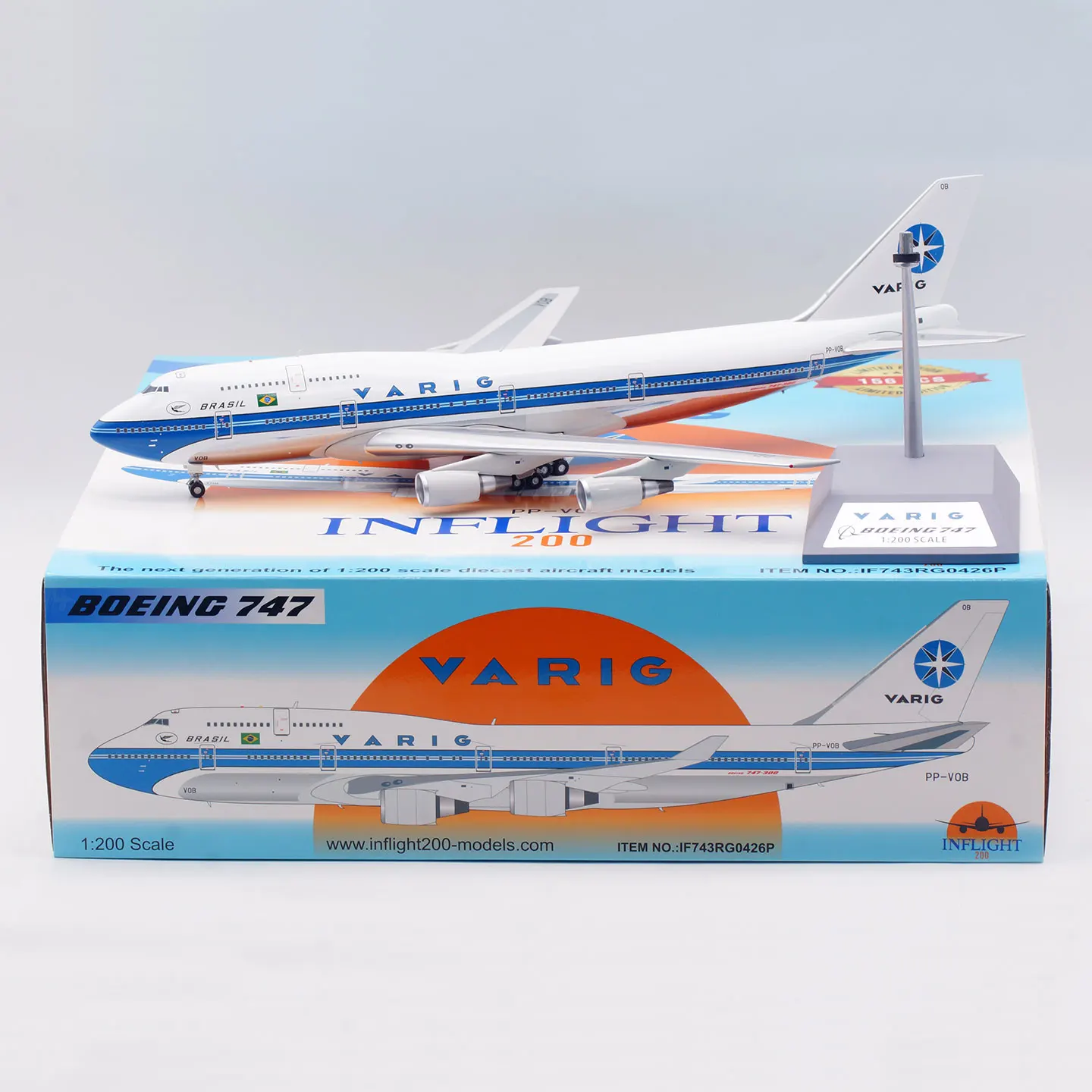 IF743RG0426P Alloy Collectible Plane Gift INFLIGHT 1:200 VARIG Airlines Boeing B747-300 Diecast Aircraft Jet Model PP-VOB
IF743RG0426P Alloy Collectible Plane Gift INFLIGHT 1:200 VARIG Airlines Boeing B747-300 Diecast Aircraft Jet Model PP-VOB