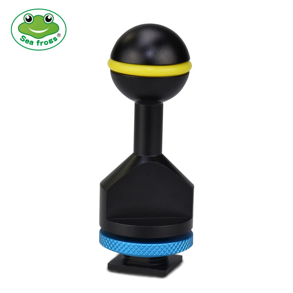 Seafrogs Aluminum Alloy Base Adaptor with Hot Shoe Essential Diving Equipment Ball Arm
Seafrogs Aluminum Alloy Base Adaptor with Hot Shoe Essential Diving Equipment Ball Arm