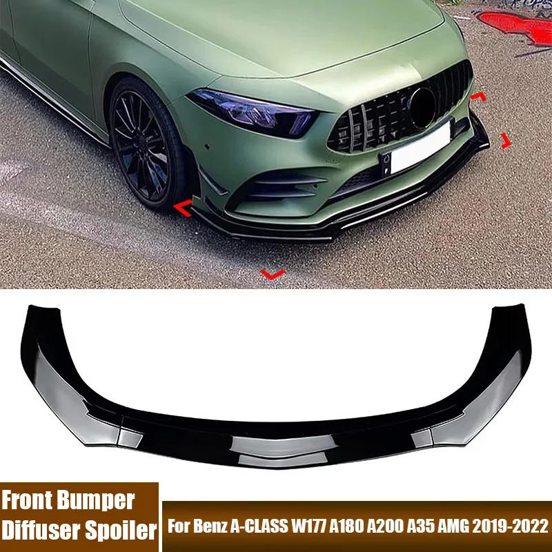 3 шт./компл. автомобильный передний бампер, диффузор, спойлер, защитные чехлы, подходят для Benz A-CLASS W177 A180 A200 A35 AMG 2019 2020 2021 2022
3 шт./компл. автомобильный передний бампер, диффузор, спойлер, защитные чехлы, подходят для Benz A-CLASS W177 A180 A200 A35 AMG 2019 2020 2021 2022