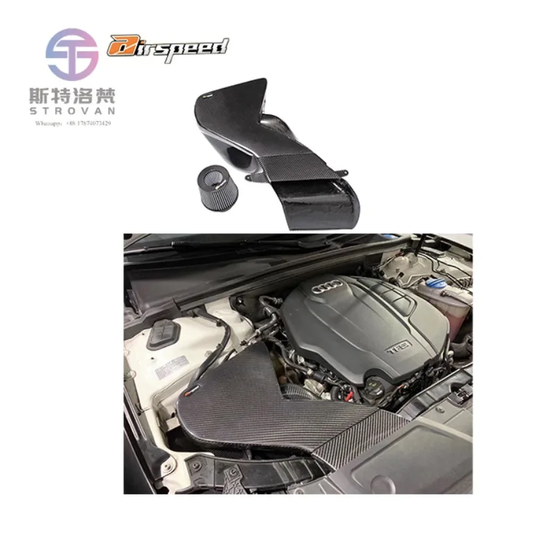 Airspeed Original Design Style 100% Dry Carbon Fiber Cold Air Intake System for A4 A5 B8.5 1.8T 2.0T 2009-2013
Airspeed Original Design Style 100% Dry Carbon Fiber Cold Air Intake System for A4 A5 B8.5 1.8T 2.0T 2009-2013