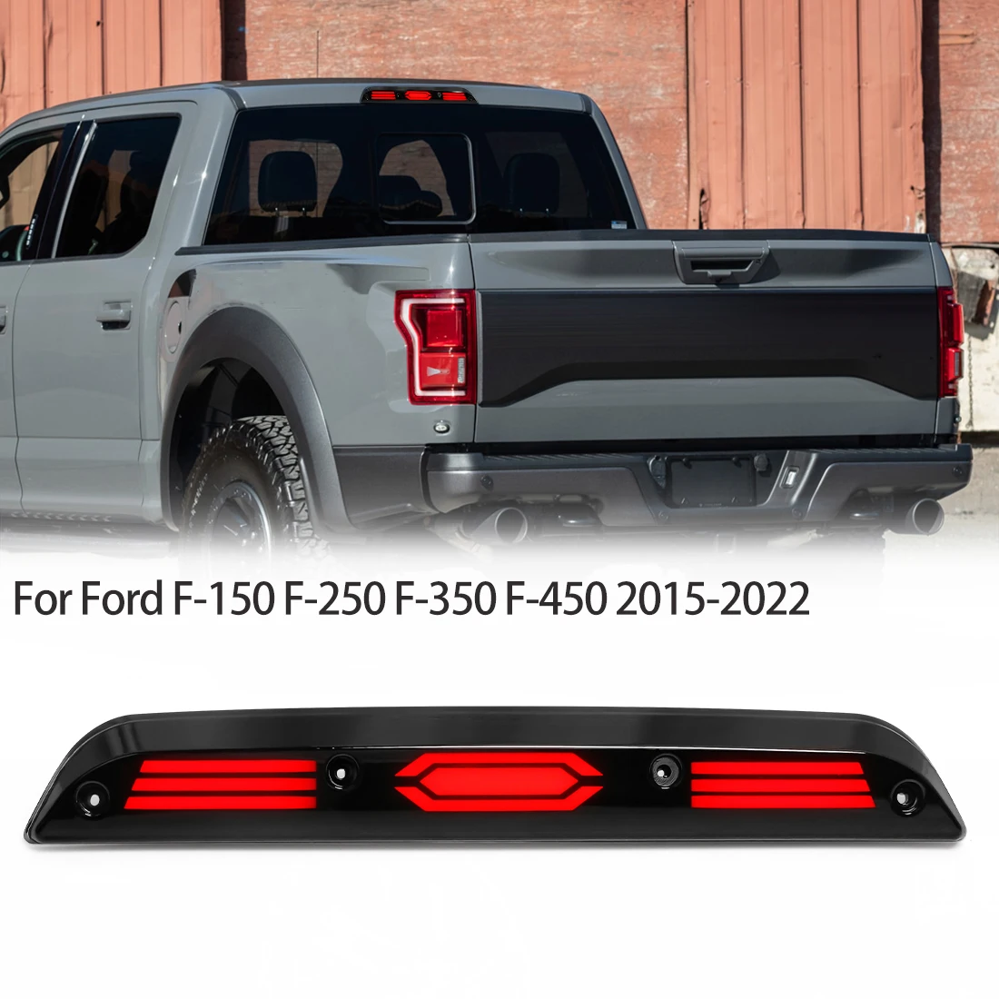 LED Smoke 3rd Brake Tail Light For Ford F-150 F-250 F-350 F-450 2015-2022 High Mount Third Brake Turn Signal Lamp Stop Taillight
LED Smoke 3rd Brake Tail Light For Ford F-150 F-250 F-350 F-450 2015-2022 High Mount Third Brake Turn Signal Lamp Stop Taillight