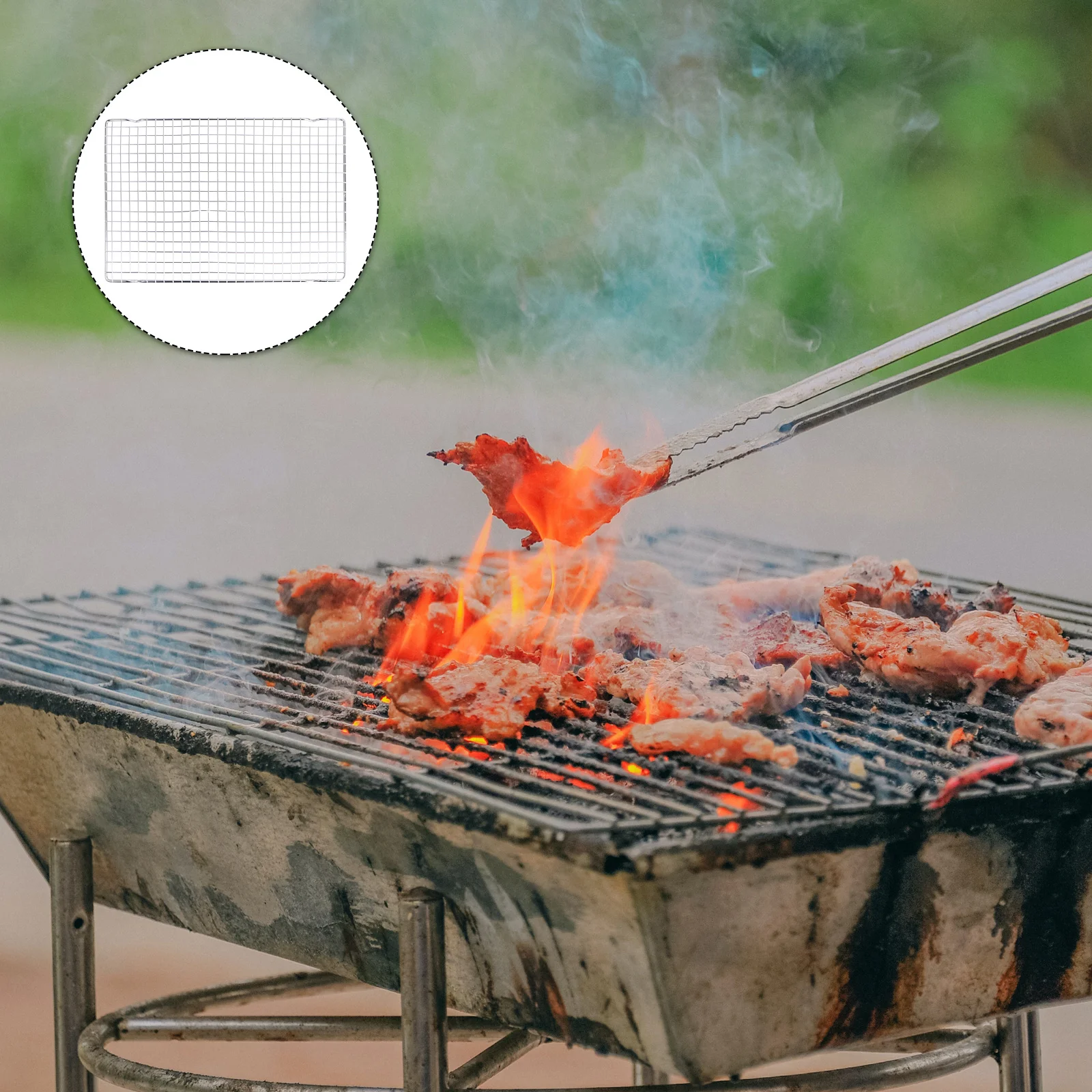 1Pcs Stainless Steel Cake Cooling Rack Practical Mesh Design Barbecue Net Rack Multipurpose Baking Cooling and Grilling Tool
1Pcs Stainless Steel Cake Cooling Rack Practical Mesh Design Barbecue Net Rack Multipurpose Baking Cooling and Grilling Tool