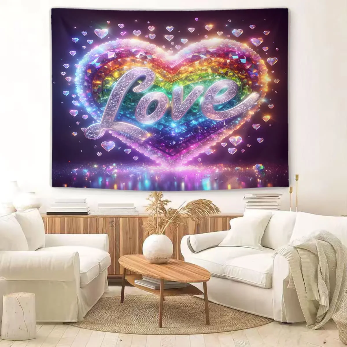Гобелен «Любовь» с радужным бриллиантовым сердцем: блестящий небесный стиль, идеальный декор стен для гостиных и общежитий, для романтических любителей
Гобелен «Любовь» с радужным бриллиантовым сердцем: блестящий небесный стиль, идеальный декор стен для гостиных и общежитий, для романтических любителей
