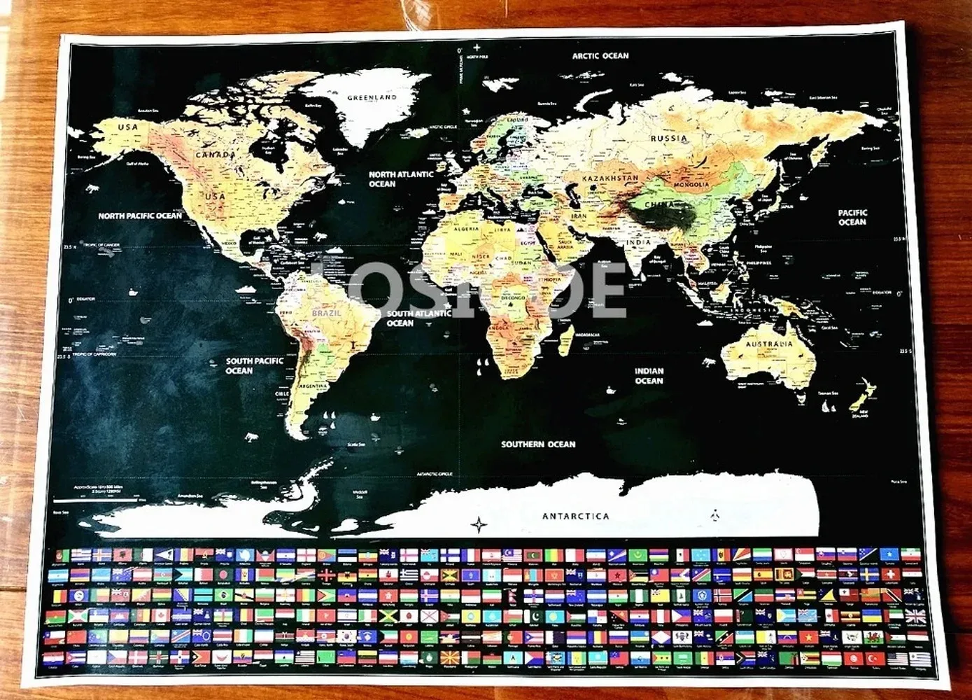 Drop shipping Deluxe Earth Scratch Maps With National Flag, Gold Foil Black Scratch Travel Maps Wipe Foil Coating Maps Poster M0
Drop shipping Deluxe Earth Scratch Maps With National Flag, Gold Foil Black Scratch Travel Maps Wipe Foil Coating Maps Poster M0